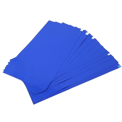 Industrieller klebender Cleanroom-klebriger Boden Mats Disposable LDPE 30 Schichten blau