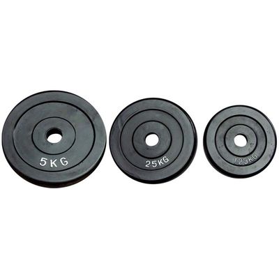 Gewichtheben des Eisen-0.5kg überzieht überzogene Barbell-Gewichts-Platten-Gummiübung