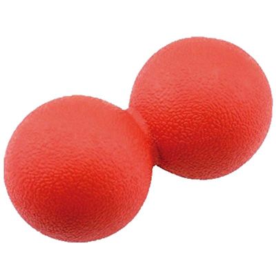 PVC Gummi-Pilates passte Ball TPE-Doppelt-Massage-Ball-Gewohnheit mit hoher Dichte