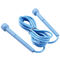 Belastetes springendes Seil-Blau Geschwindigkeits-Sport-Stahlkabel-Springseil-PVCs