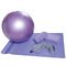 Yoga-Ball des Bügel-Block-PVC-Massage-Ball-5 IN1 55cm stellte Turnhallen-Block-Bügel ein